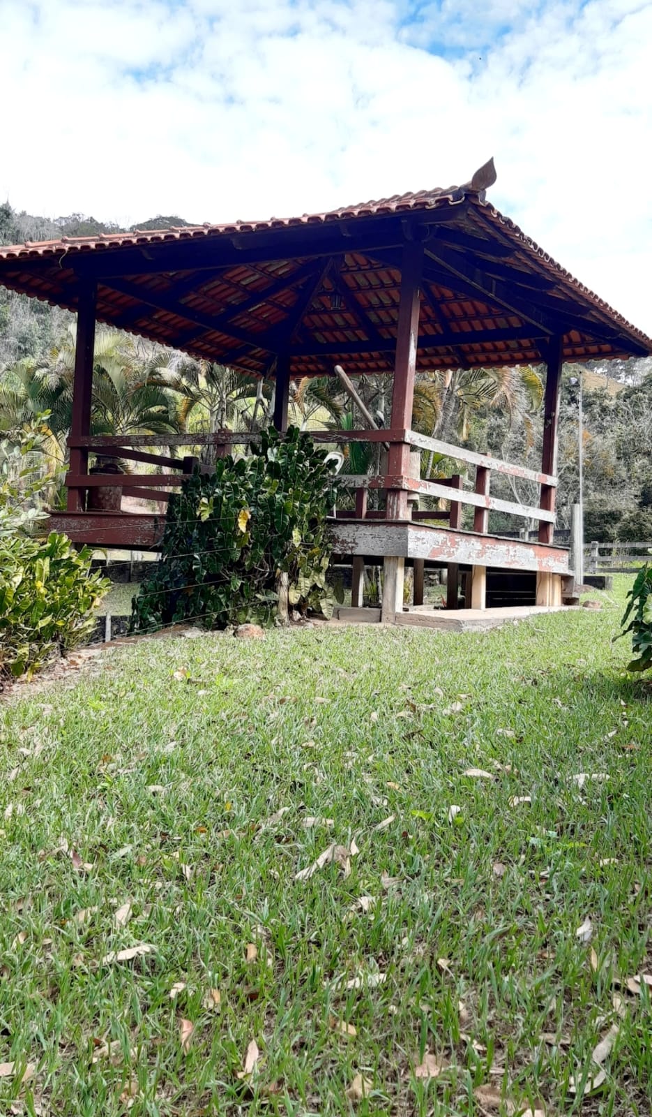 Área gourmet da casa sede da Fazenda Tombador