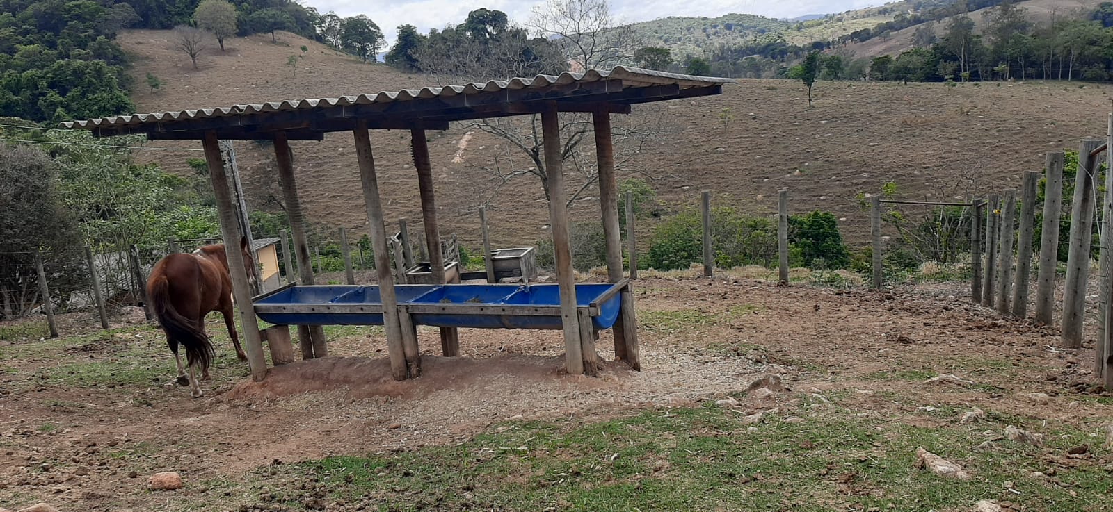 Cocheiras cobertas da Fazenda Tombador